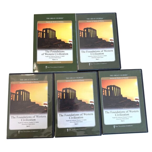 The Great Courses Other - Great Courses The Foundations of Western Civilization DVDs Guidebook Noble